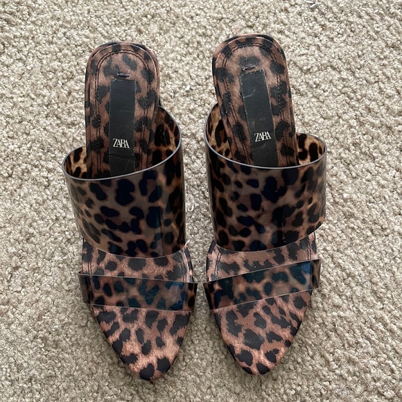 Animal Print Zara heels - Picture 1 of 4